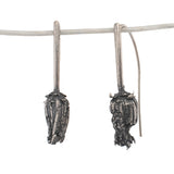 sterling silver dandelion bud earrings 3