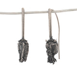 sterling silver dandelion bud earrings 3