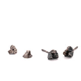 sterling silver ninebark seed pod post earrings 1