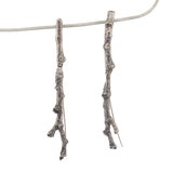 sterling silver long twig earrings 2