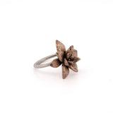 bronze floral succulent ring 1