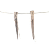 sterling silver locust thorn earrings 1