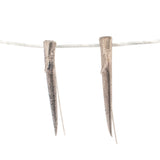 sterling silver locust thorn earrings 1