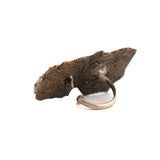 bronze horizontal tree bark ring