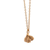 gold vermeil eucalyptus seed pod bunch necklace 2