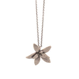 sterling silver floral succulent necklace 7