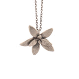 sterling silver floral succulent necklace 7