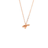 rose gold vermeil floral succulent necklace 2