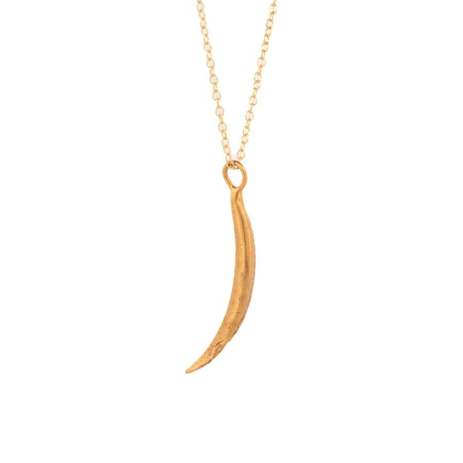 gold vermeil happy bean succulent necklace