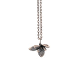 sterling silver floral succulent necklace 1