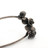 sterling silver floral succulents hair pin