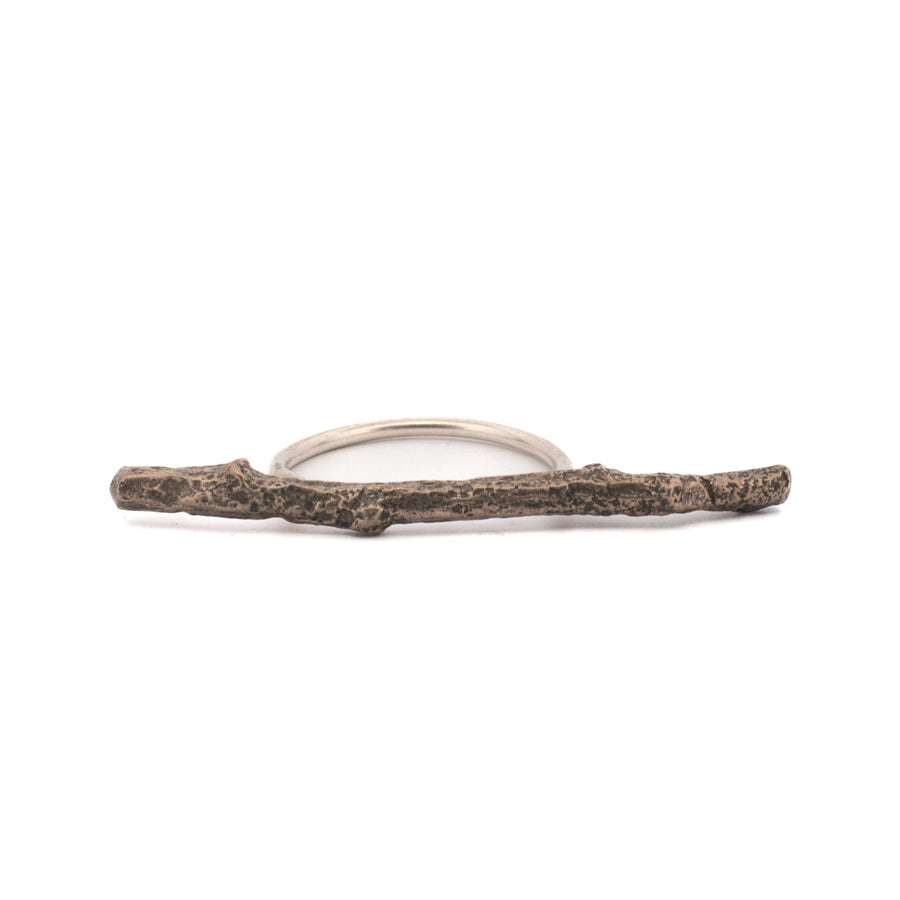 sterling silver twig ring 2