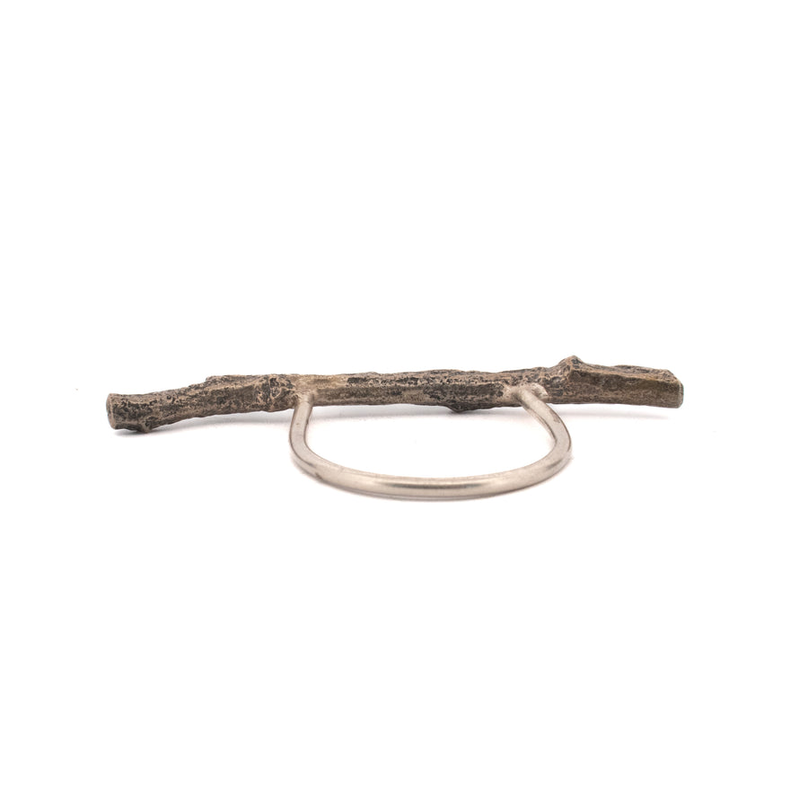 sterling silver twig ring 2