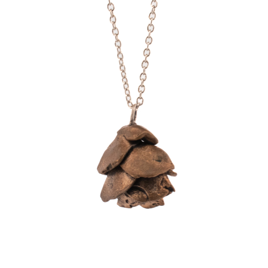 bronze callisia tendril necklace