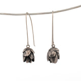 sterling silver hemlock cone earrings 2