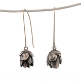 sterling silver hemlock cone earrings 2