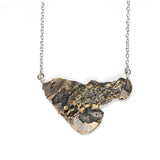 tree bark necklace: large
