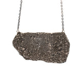 tree bark necklace: large