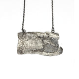 tree bark necklace: large