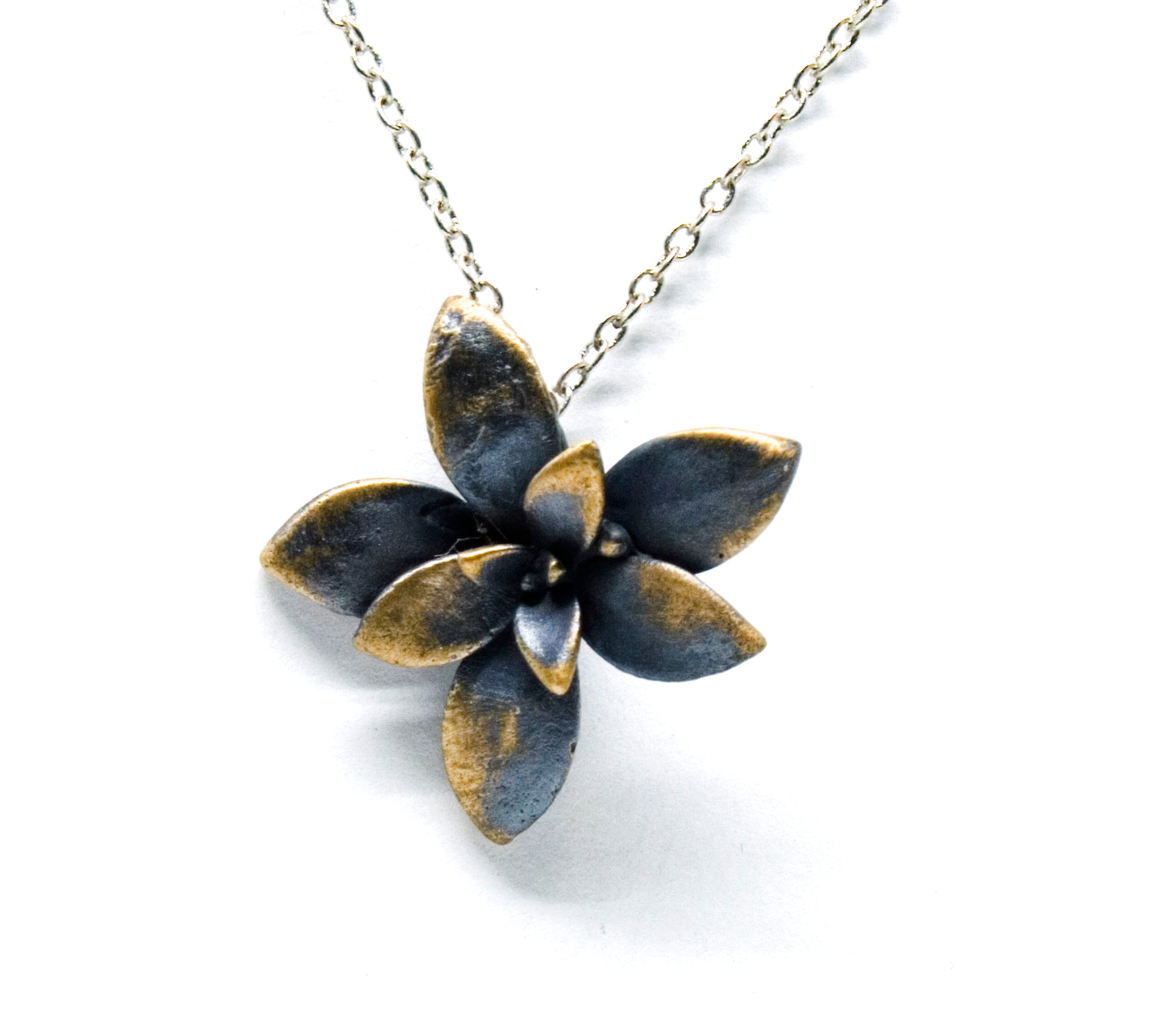 floral succulent necklace :  large