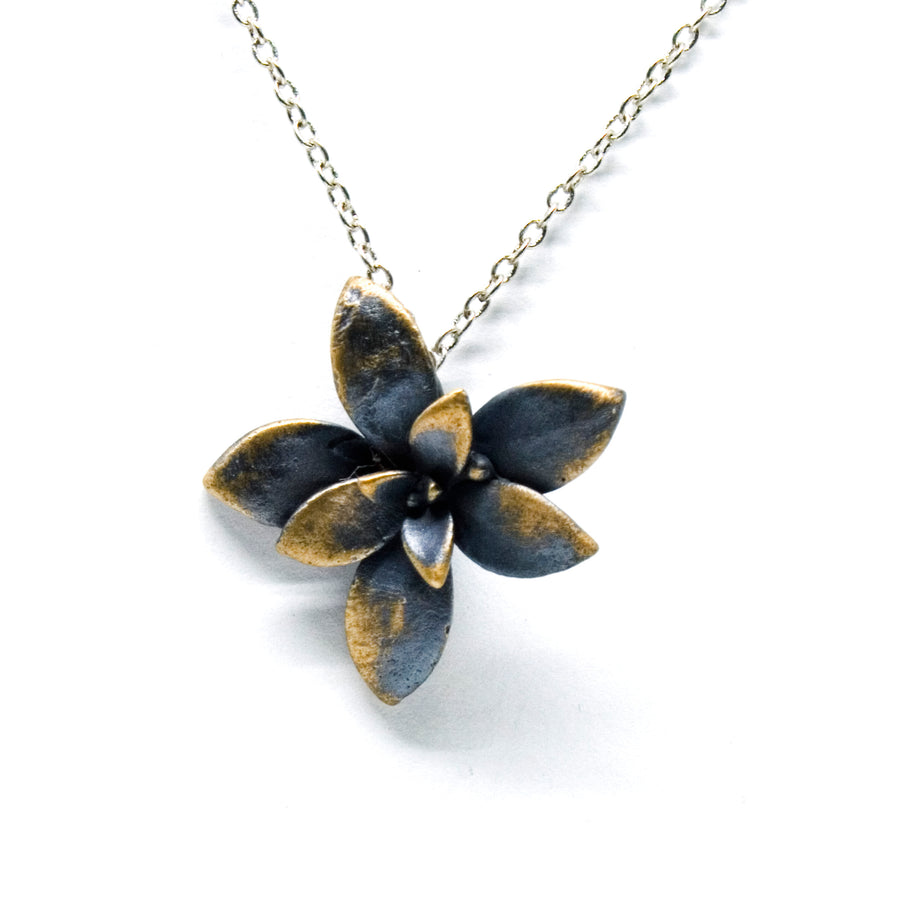 floral succulent necklace :  large