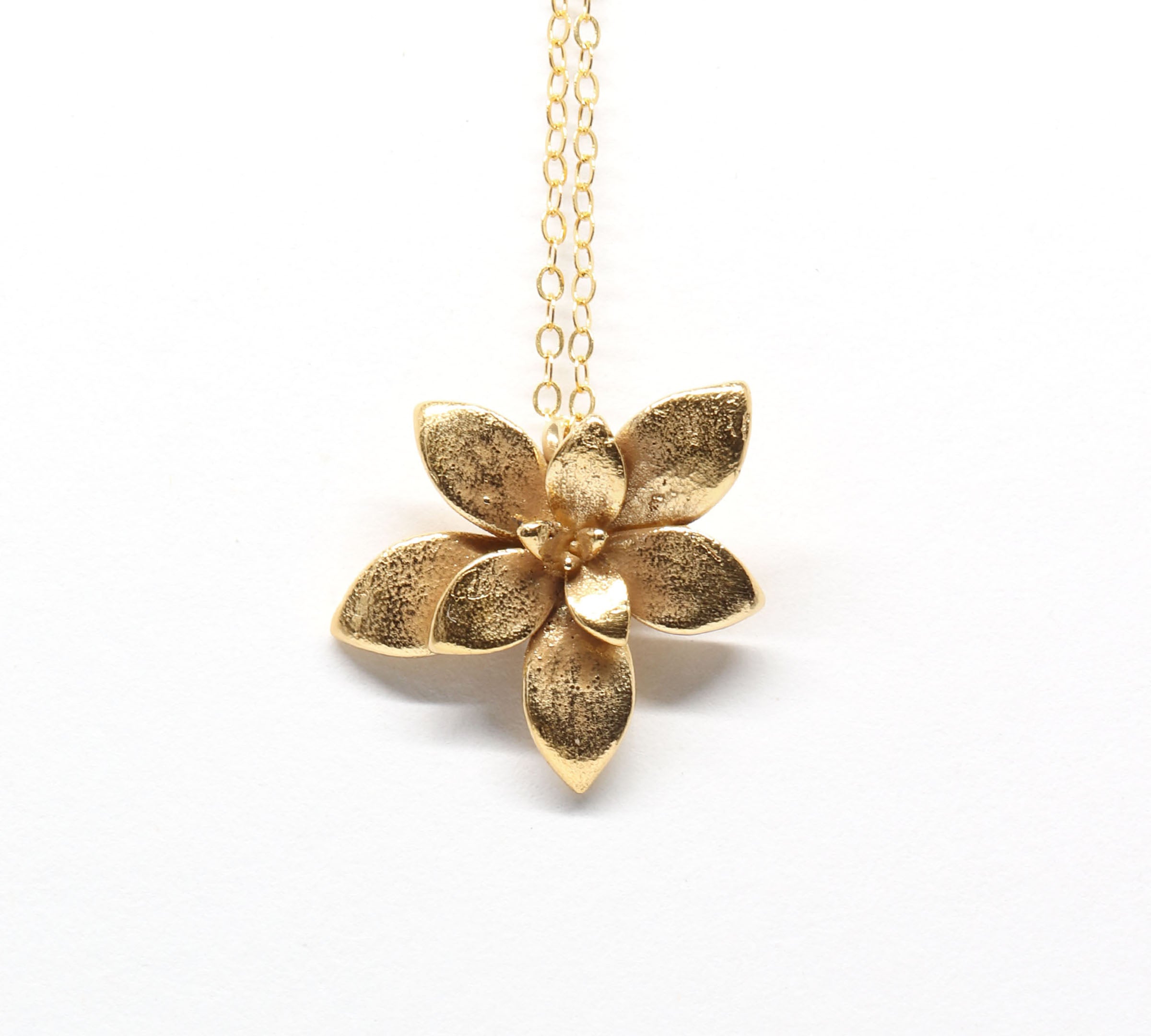floral succulent necklace :  large
