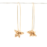 floral succulent earrings : drop