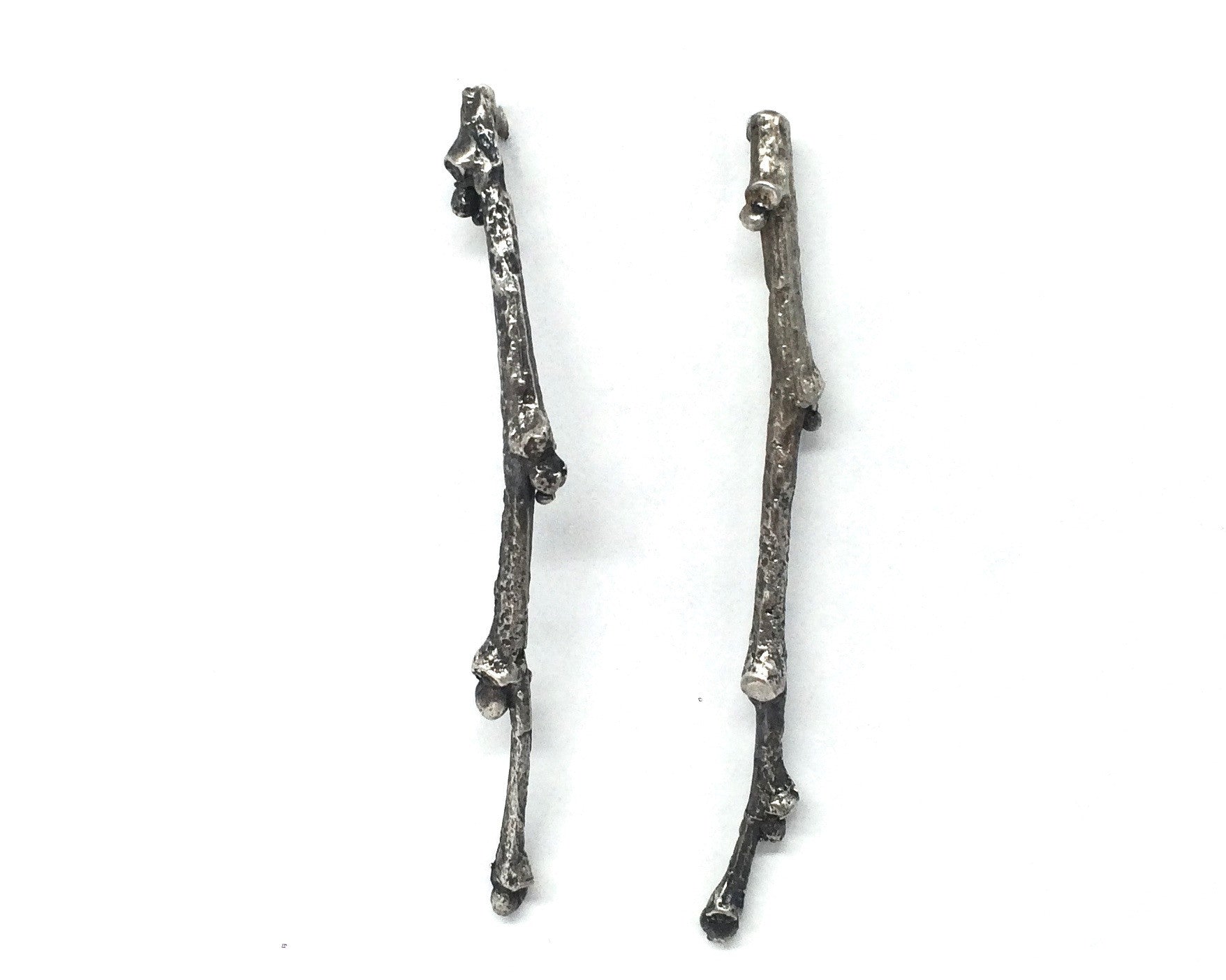 twig earrings: long