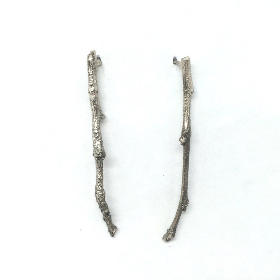 twig earrings: long