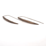 happy bean succulent wishbone earrings
