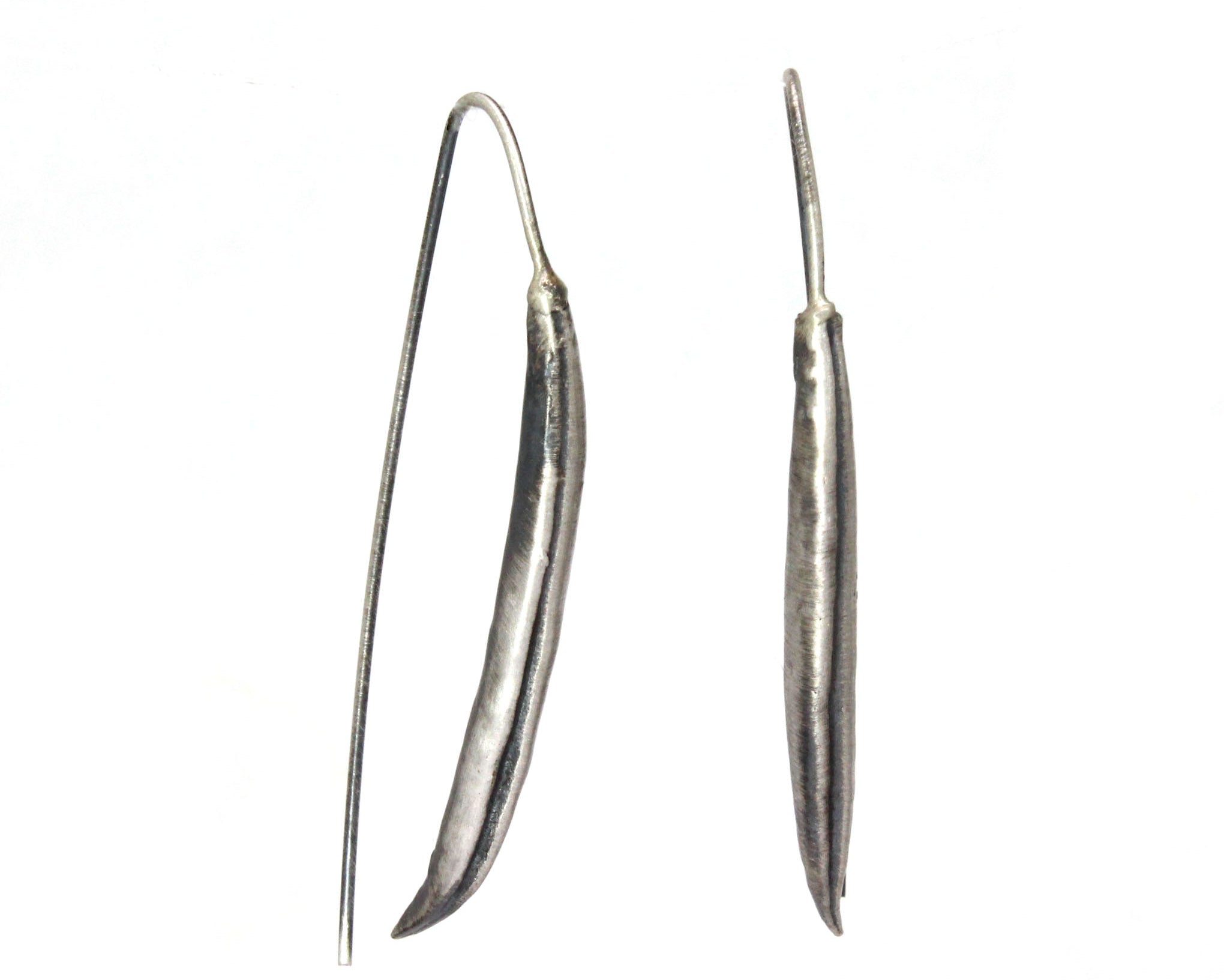 happy bean succulent wishbone earrings