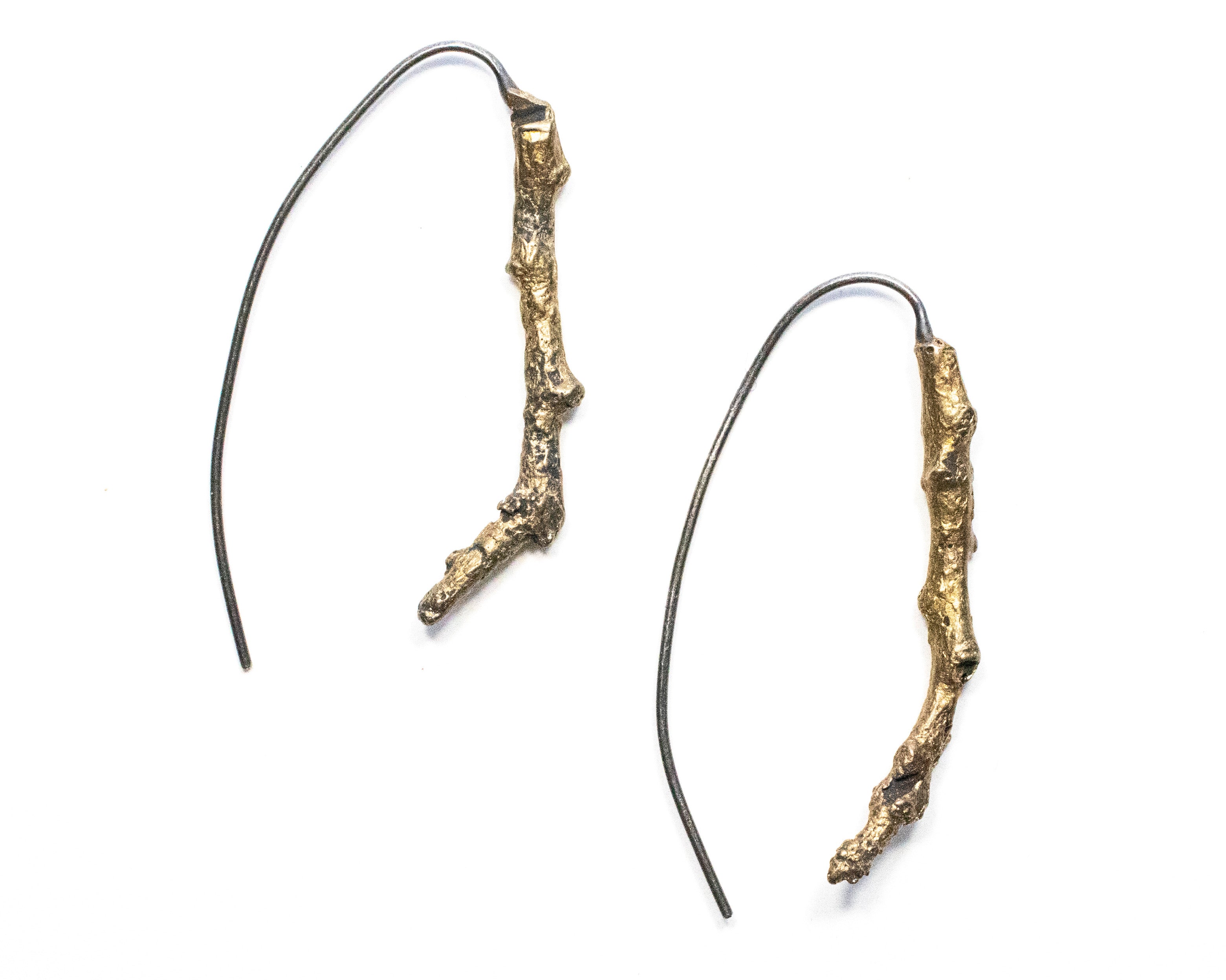 twig earrings: medium