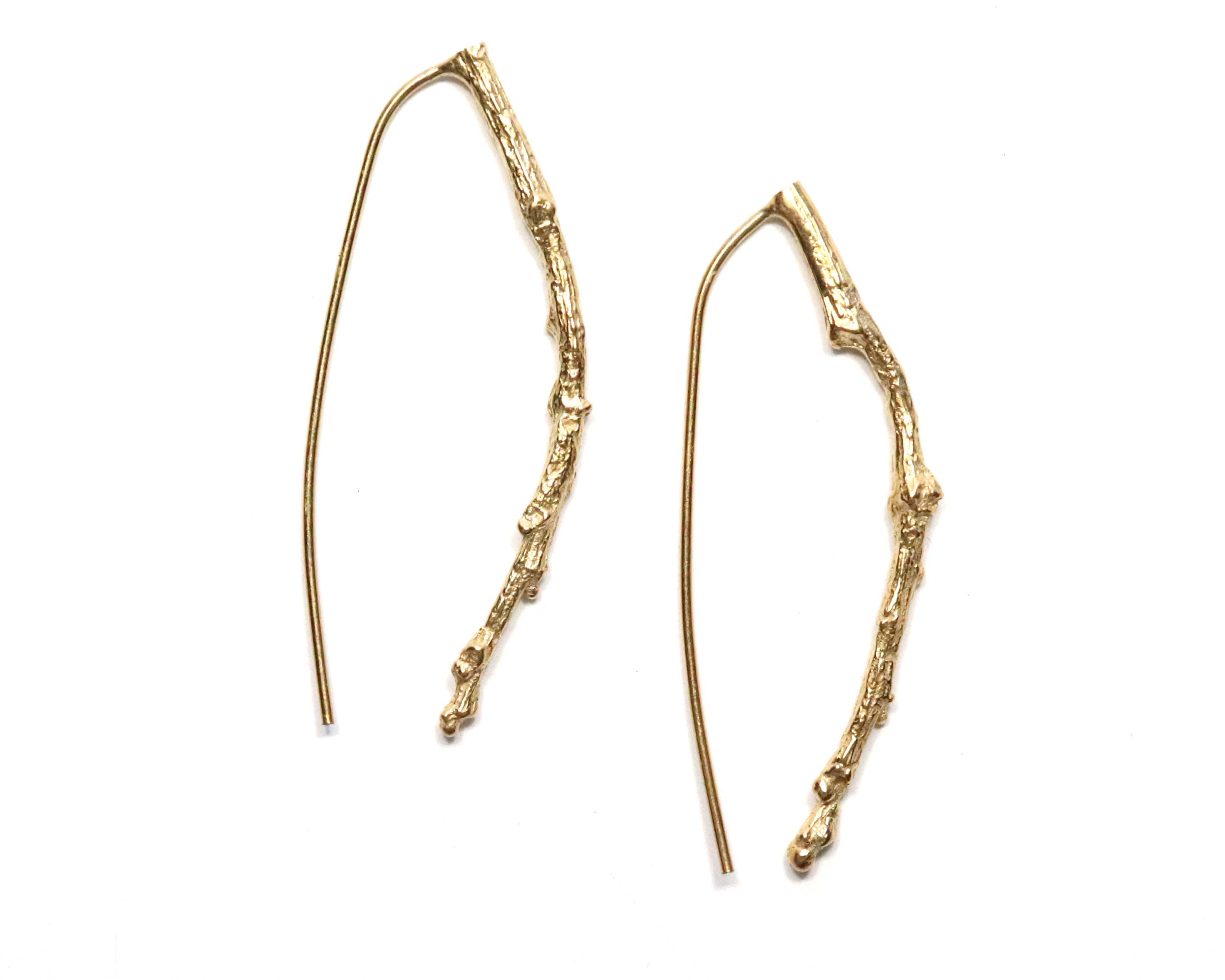 twig earrings: medium