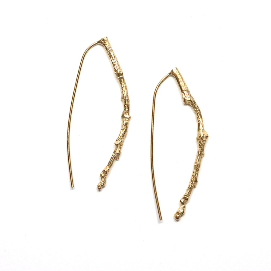 twig earrings: medium