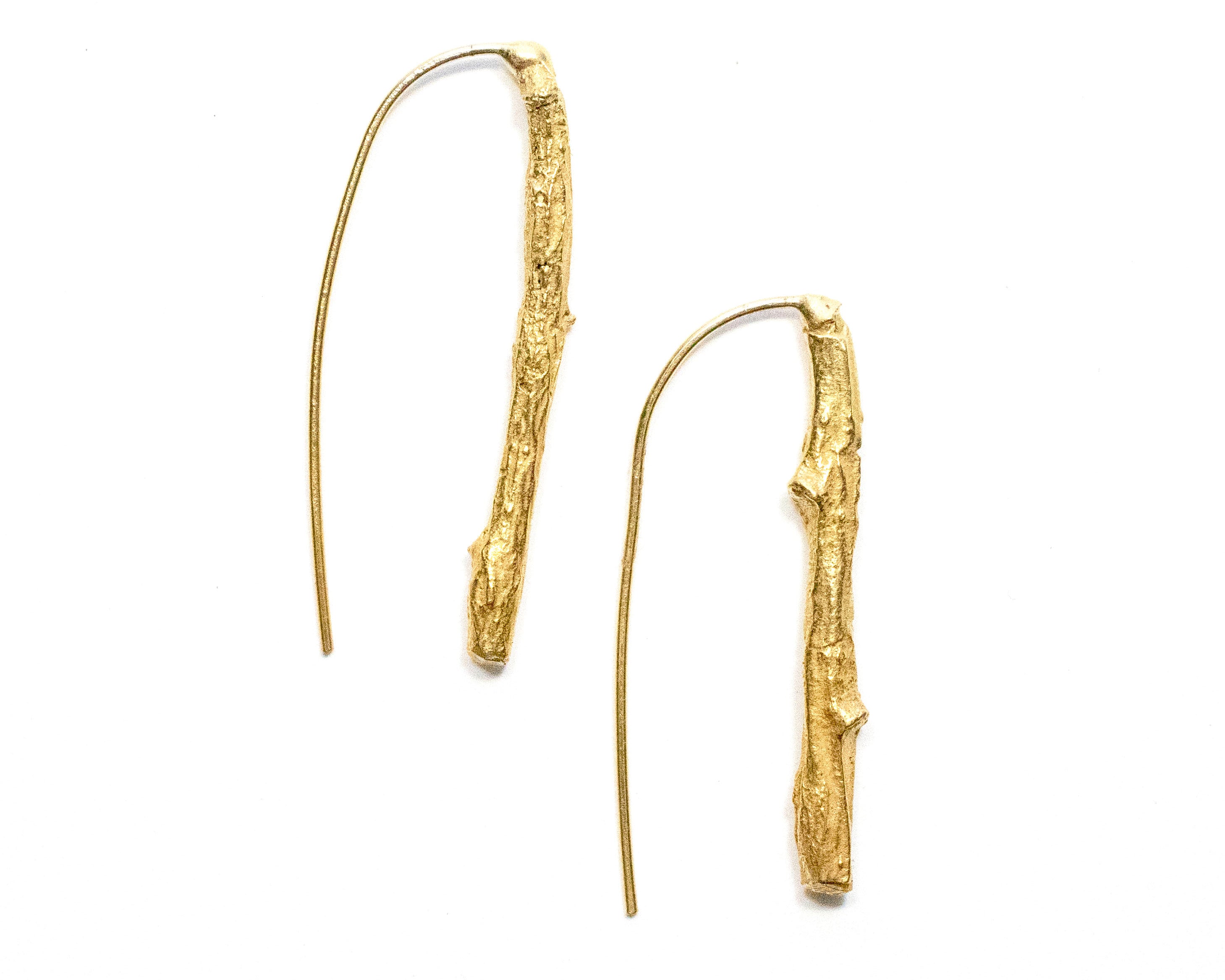 twig earrings: short