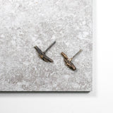 twig earrings : studs