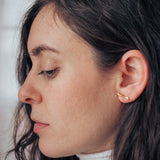 twig earrings : studs