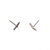 twig earrings : studs