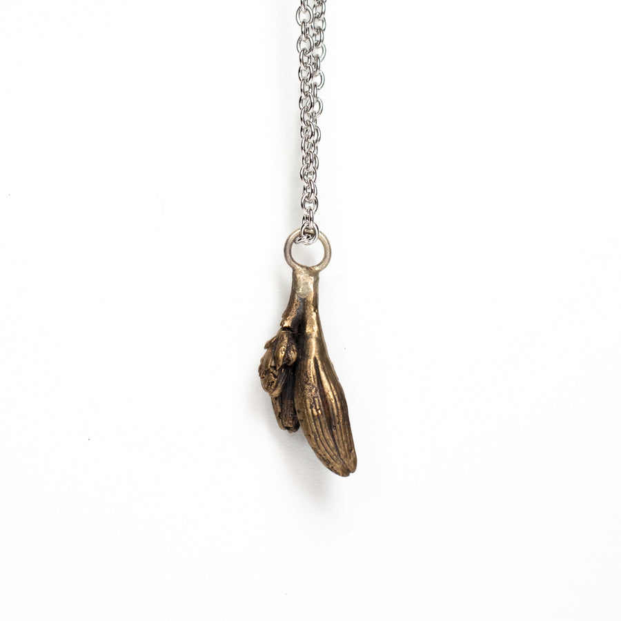 bronze day lily necklace 3