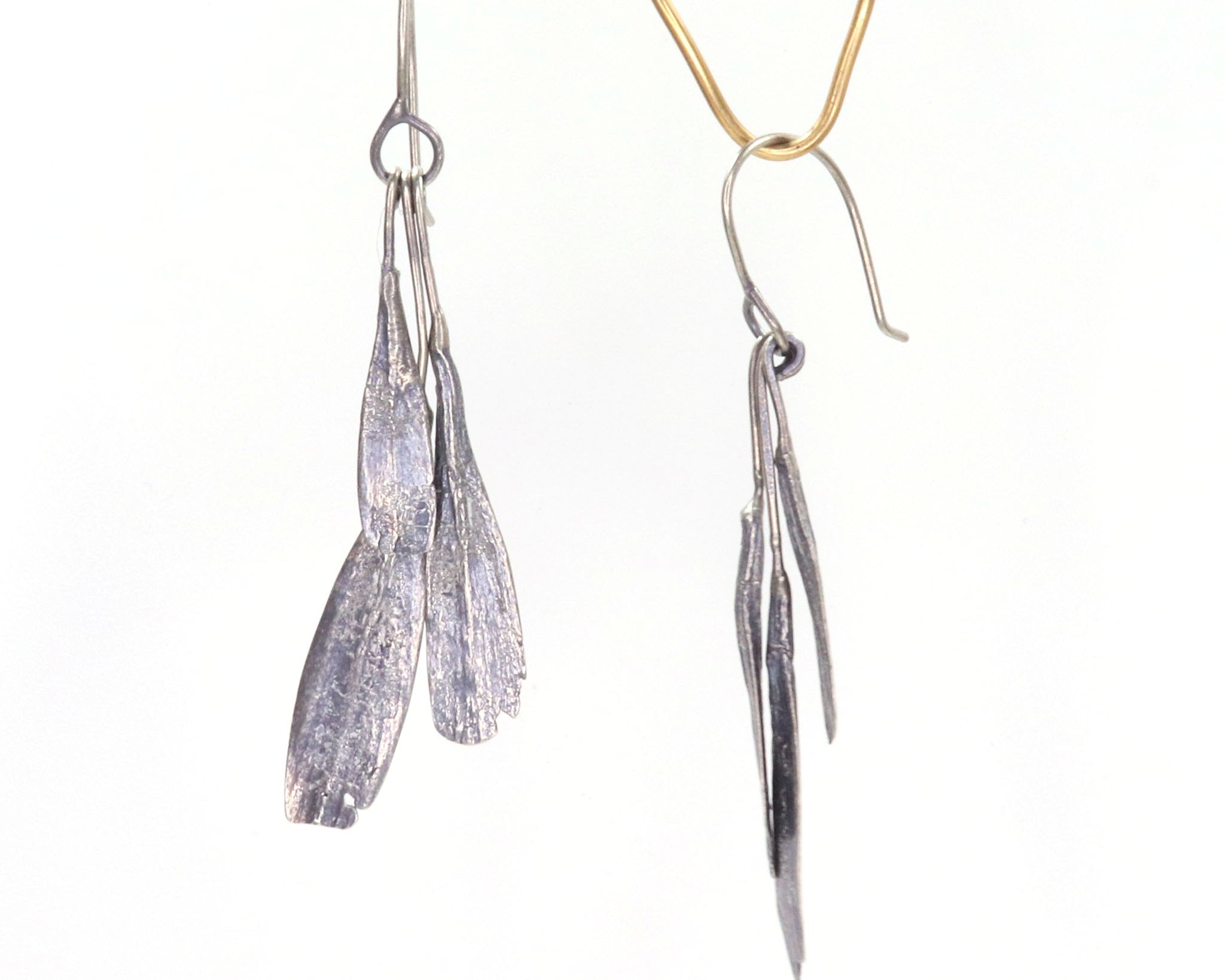 ash seed earrings : bunch