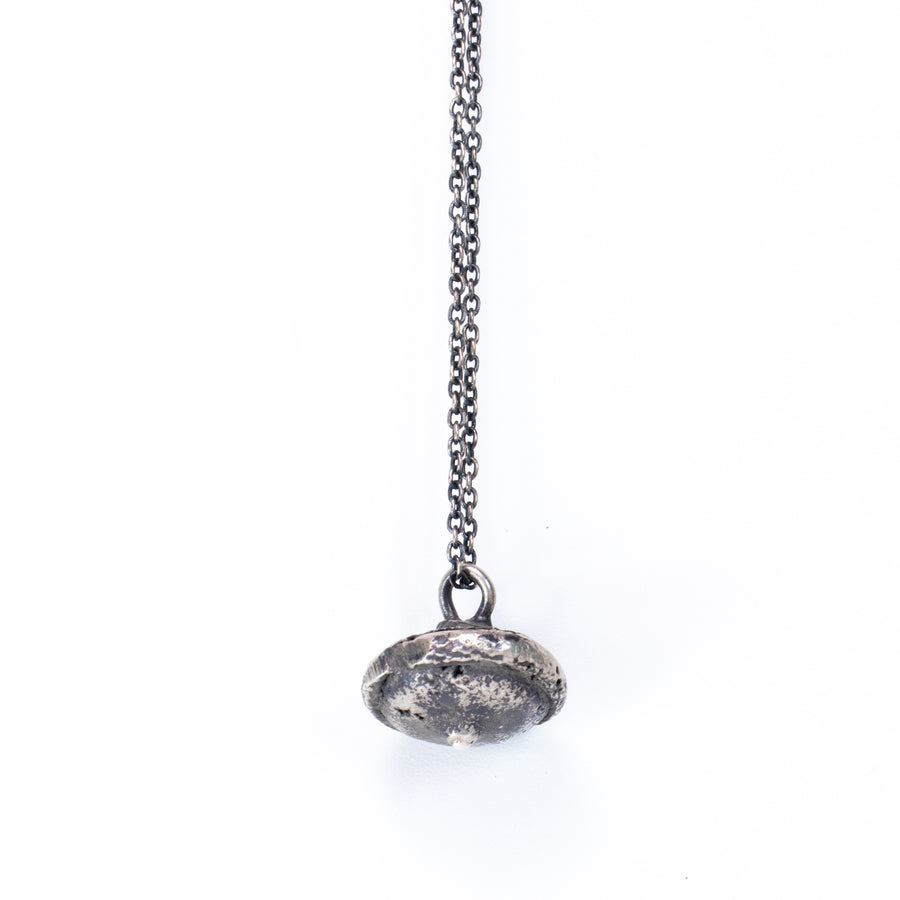 sterling silver whole acorn necklace